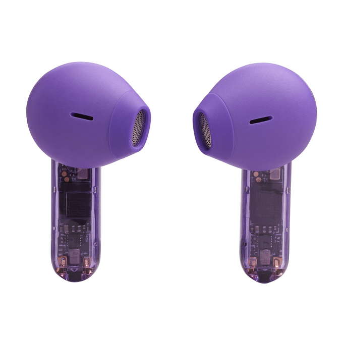 JBL Tune Flex Ghost Edition - Purple Ghost - True wireless Noise Cancelling earbuds - Back image number null